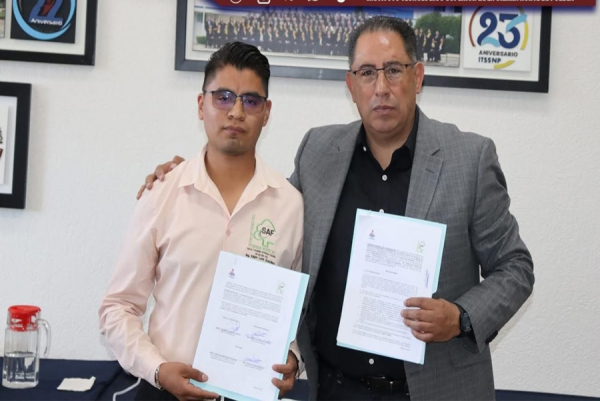 Firma ITSSNP convenio de colaboración con Agroforestal SAF, S.C.