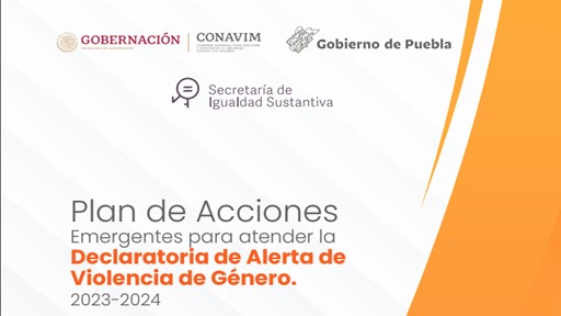 Presentación del Plan de Acciones Emergentes para atender la Declaratoria de Alerta de Violencia de Género 2023- 2024