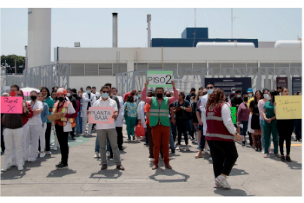 Participa ISSSTEP en Primer Simulacro Nacional 2023