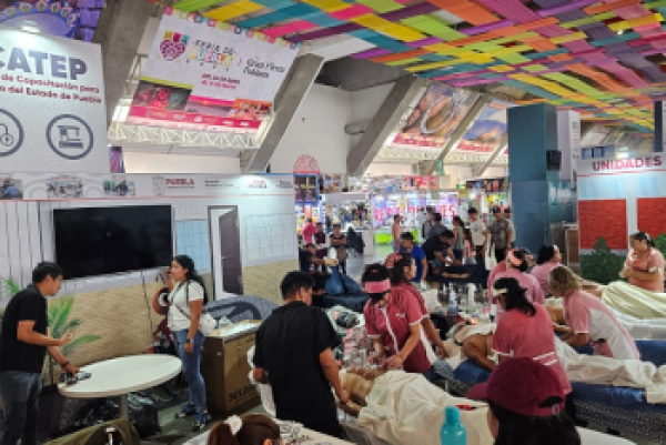ICATEP participó en la Feria de Puebla 2025 con un stand interactivo para las y los poblanos