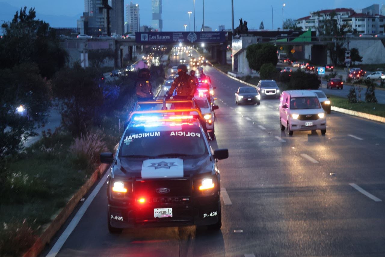 Federación, estado y municipios fortalecen vigilancia y proximidad social en Vía Atlixcáyotl