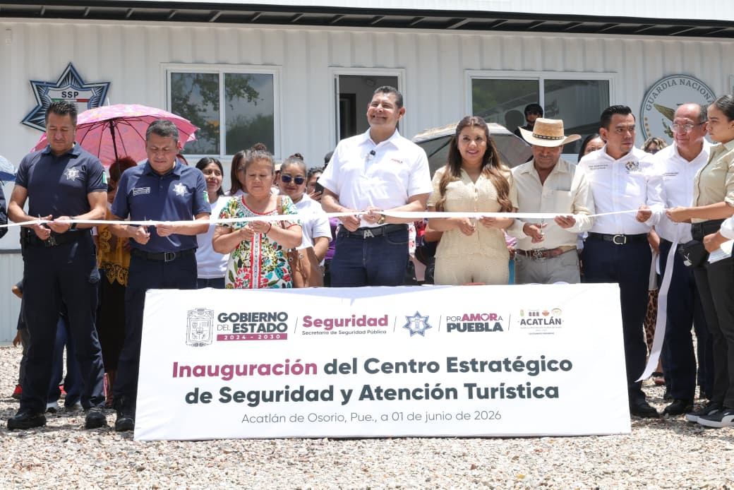 Mixteca Poblana fortalece vigilancia con nuevo Centro Estratégico de Seguridad y Atención Turística