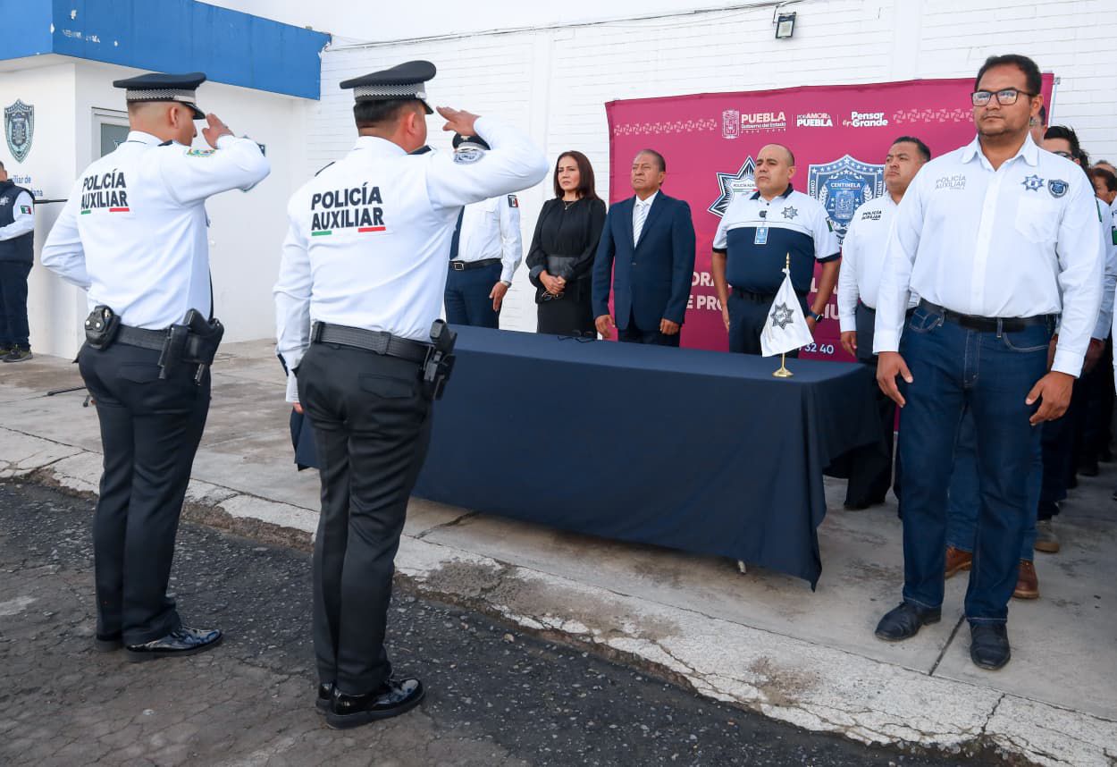 Policía Auxiliar de Puebla y Michoacán fortalecen modelos operativos en seguridad patrimonial