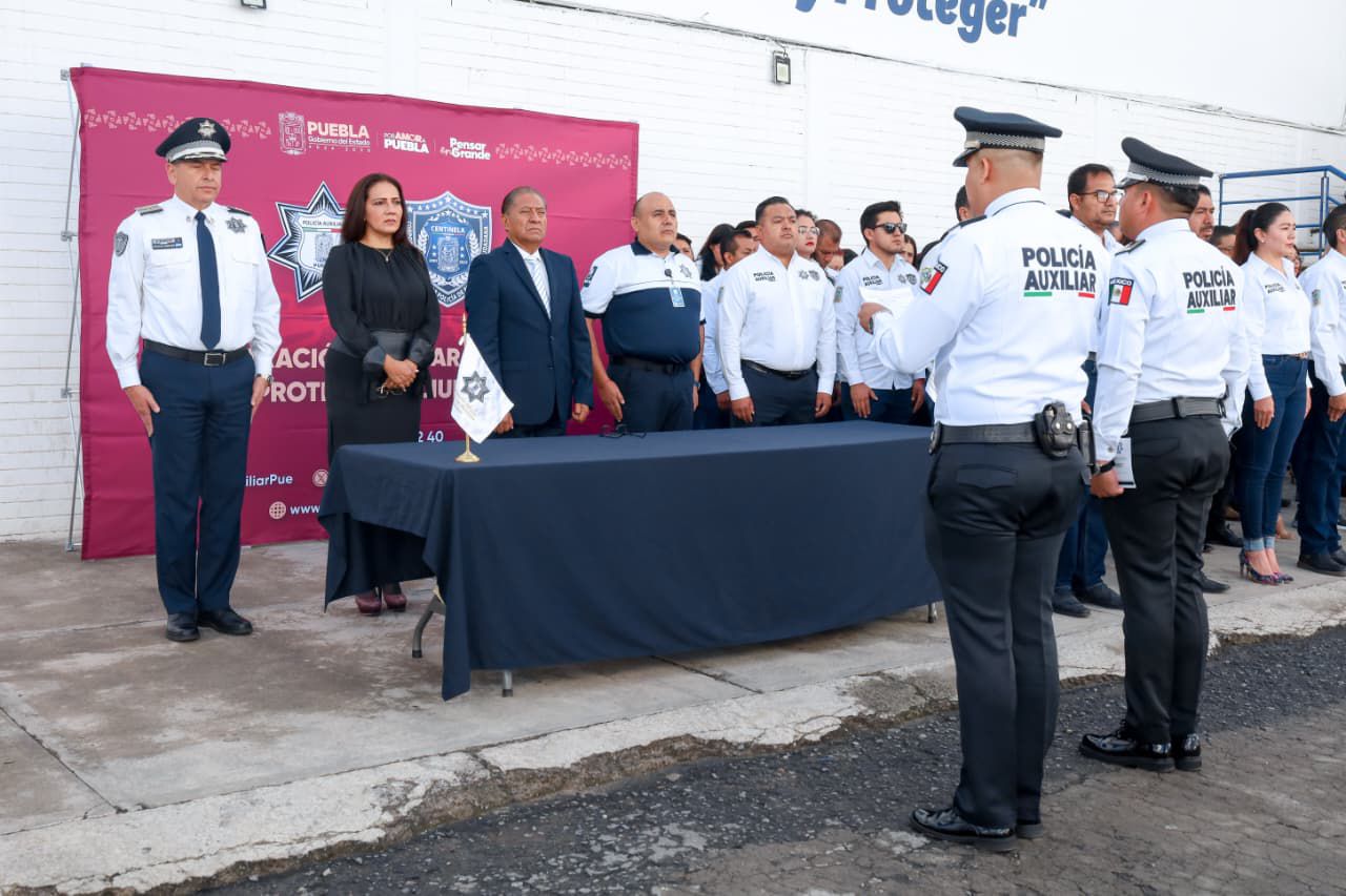 Policía Auxiliar de Puebla y Michoacán fortalecen modelos operativos en seguridad patrimonial