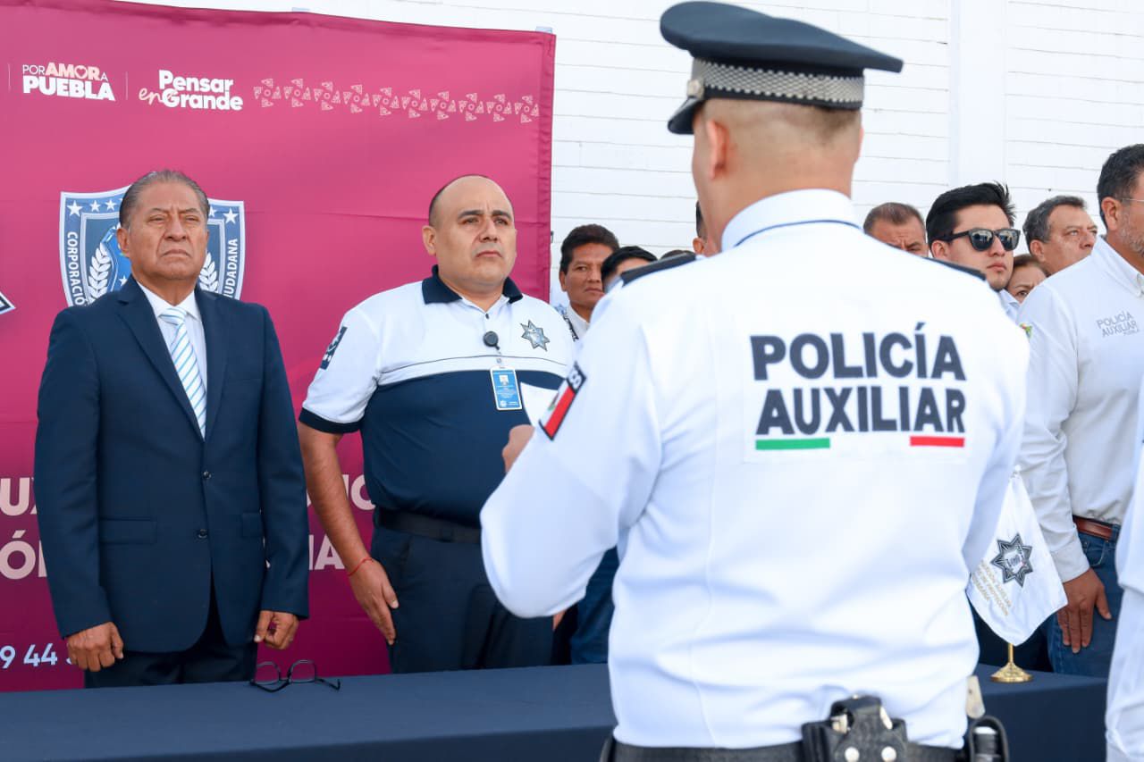Policía Auxiliar de Puebla y Michoacán fortalecen modelos operativos en seguridad patrimonial