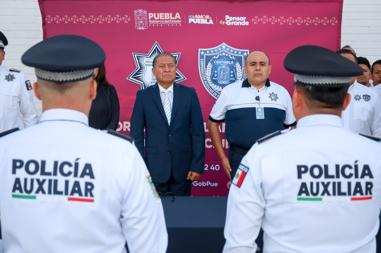 Policía Auxiliar de Puebla y Michoacán fortalecen modelos operativos en seguridad patrimonial