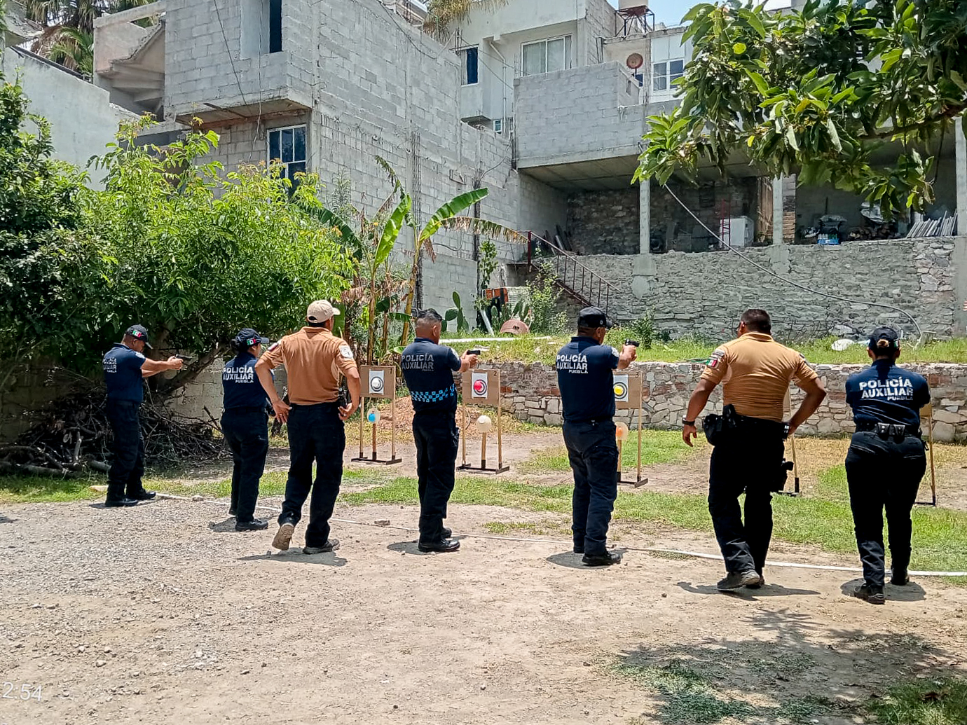 Policía Auxiliar impulsa formación táctica y atención ciudadana a personal operativo foráneo